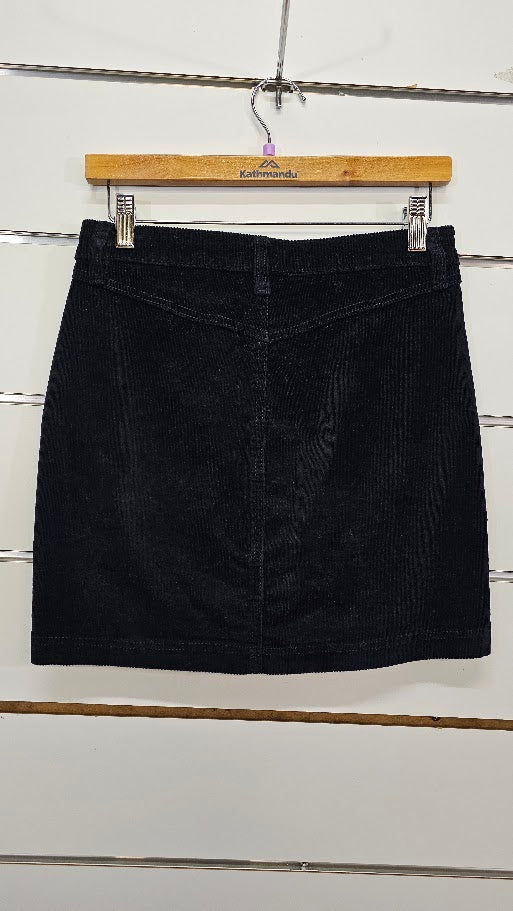 Glassons Black Corduroy Skirt - 6
