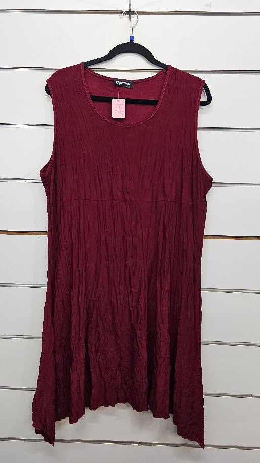 Merric Crepe Red Tunic