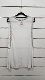 Silver Sequinned Singlet - 14/16