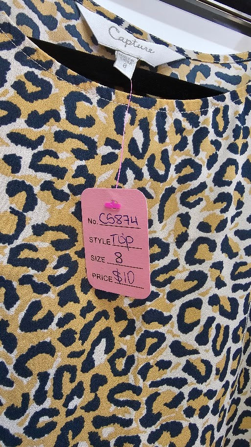 Capture Animal Print Top - S