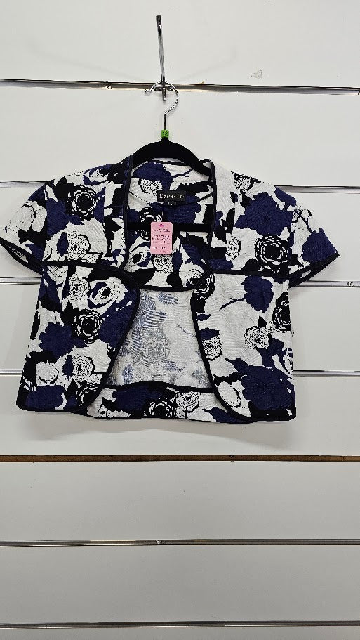 Louella Cropped Floral Jacket - 12