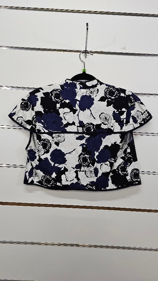Louella Cropped Floral Jacket - 12