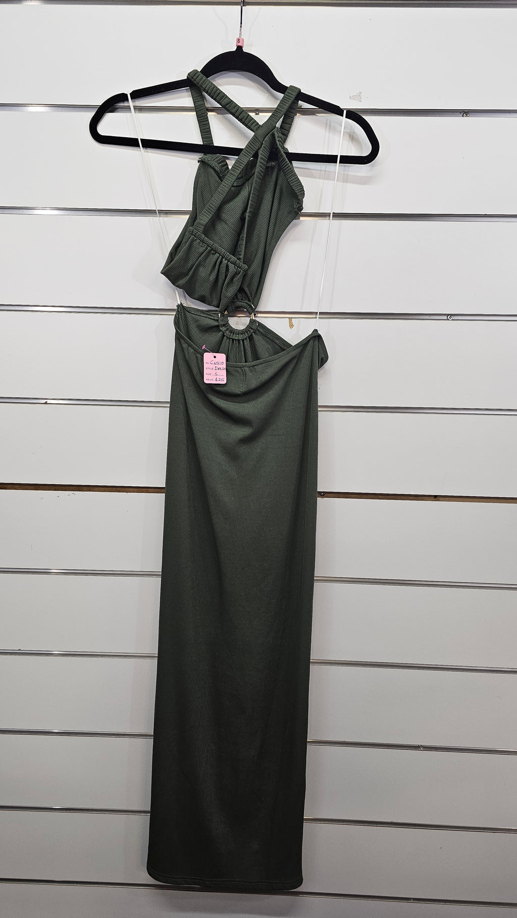 Hello Molly, Olive, Stretch Dress – S