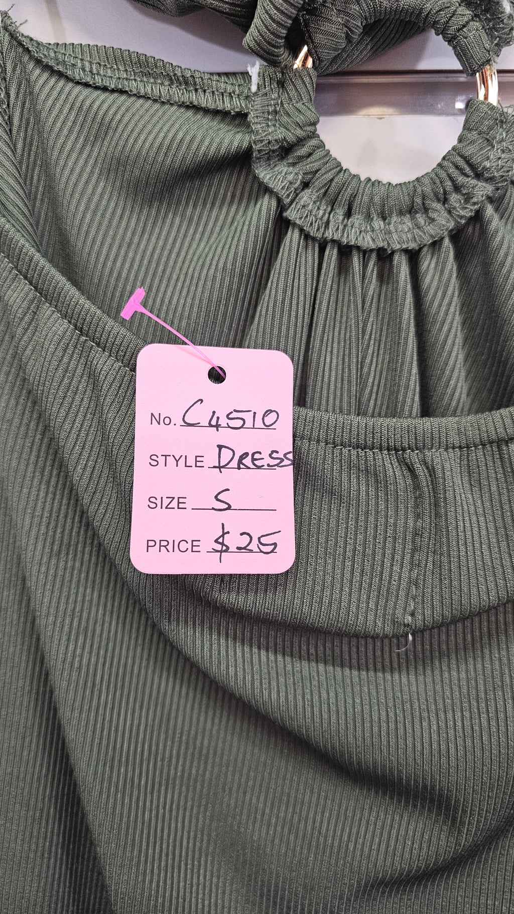 Hello Molly, Olive, Stretch Dress – S