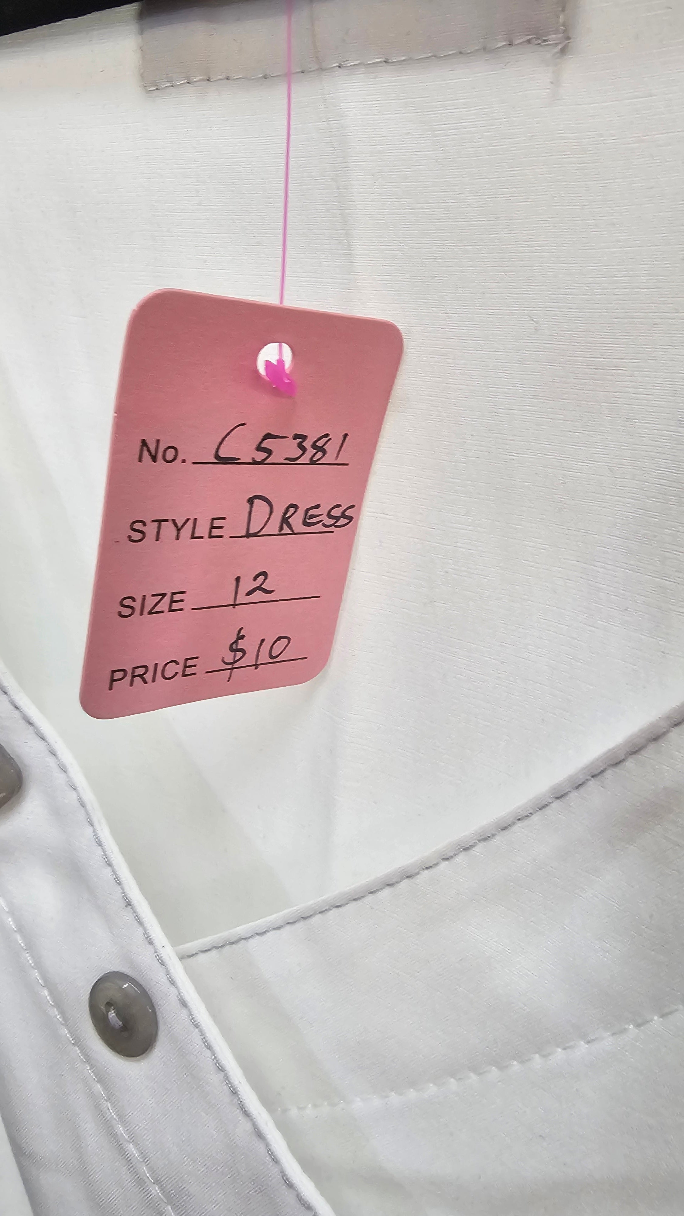 Attitude, White, Dress with Pockets – 12