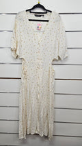 Glassons, Cream, Spotty Dress with Cut Outs – 16