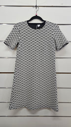 Divided Chevron Dress - 32
