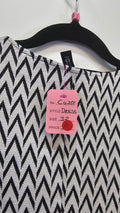 Divided Chevron Dress - 32