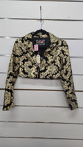 King Girls Black & Gold Bolero - 8