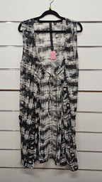 Stitch Black/White Long Cardigan - 12