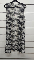 Stitch Black/White Long Cardigan - 12