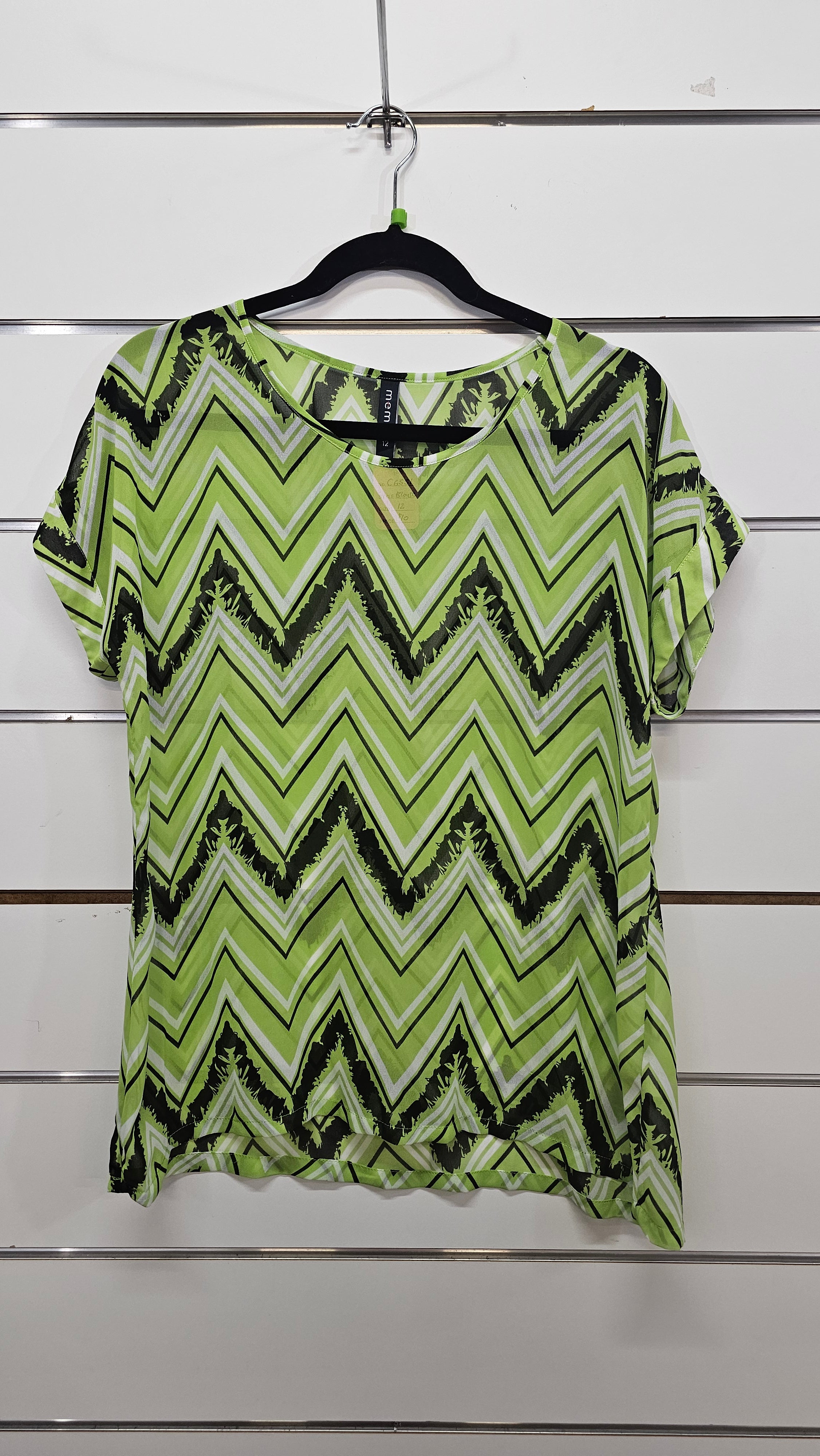 Memo Green Blouse - 12