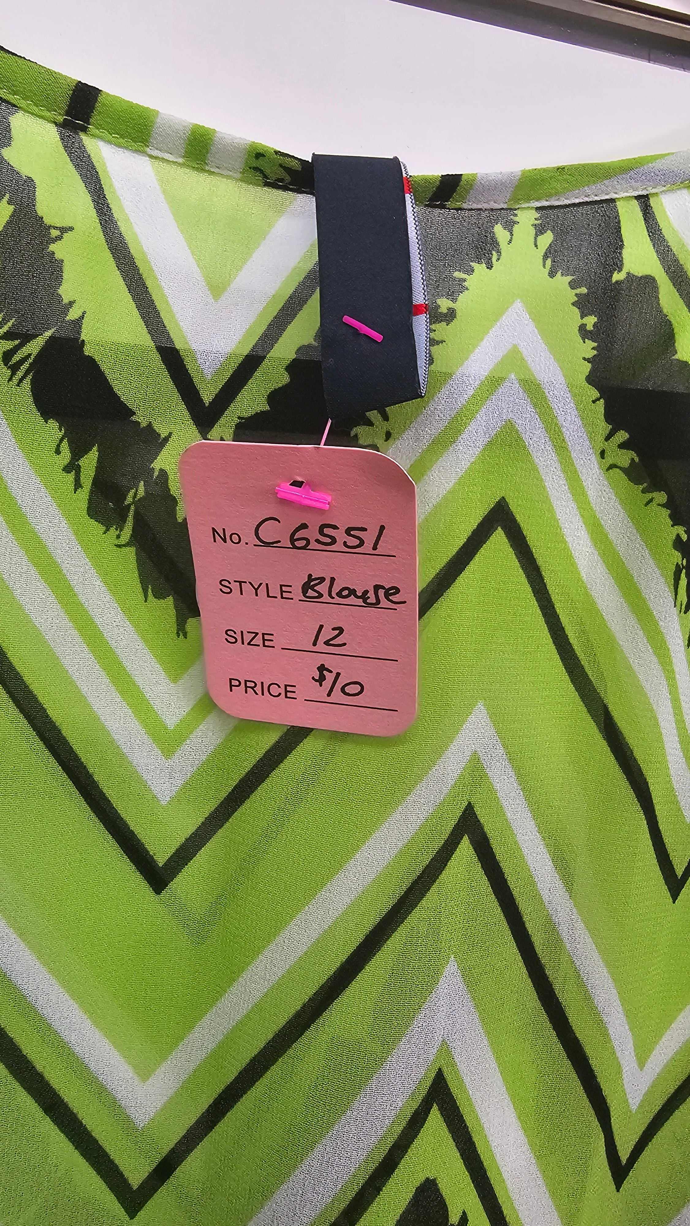 Memo Green Blouse - 12