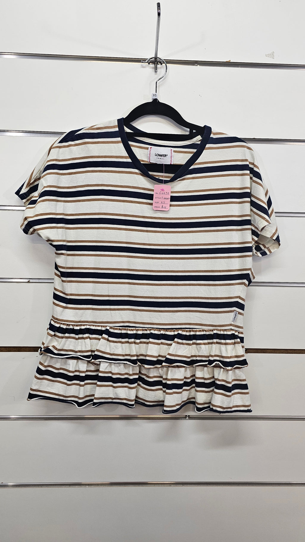 Lower Multi Stripe T-Shirt - XS
