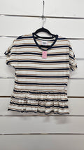 Lower Multi Stripe T-Shirt - XS