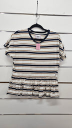 Lower Multi Stripe T-Shirt - XS