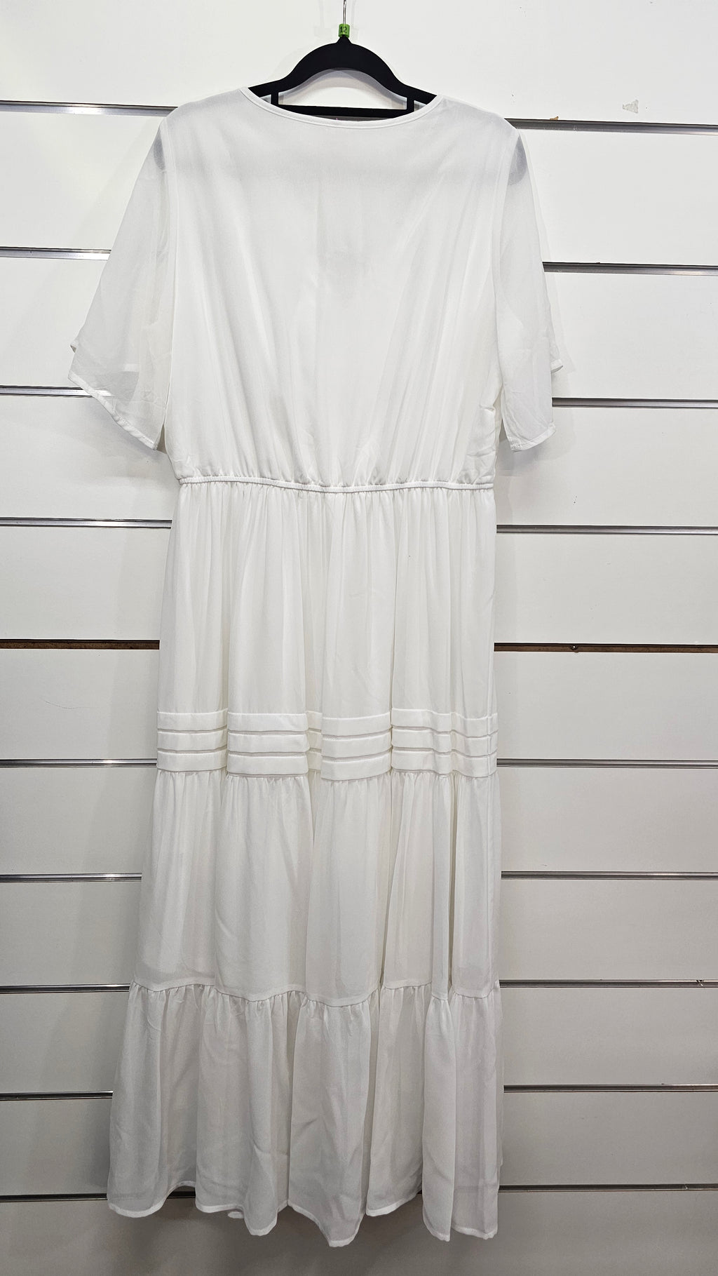 White, S/S Maxi Dress – 12