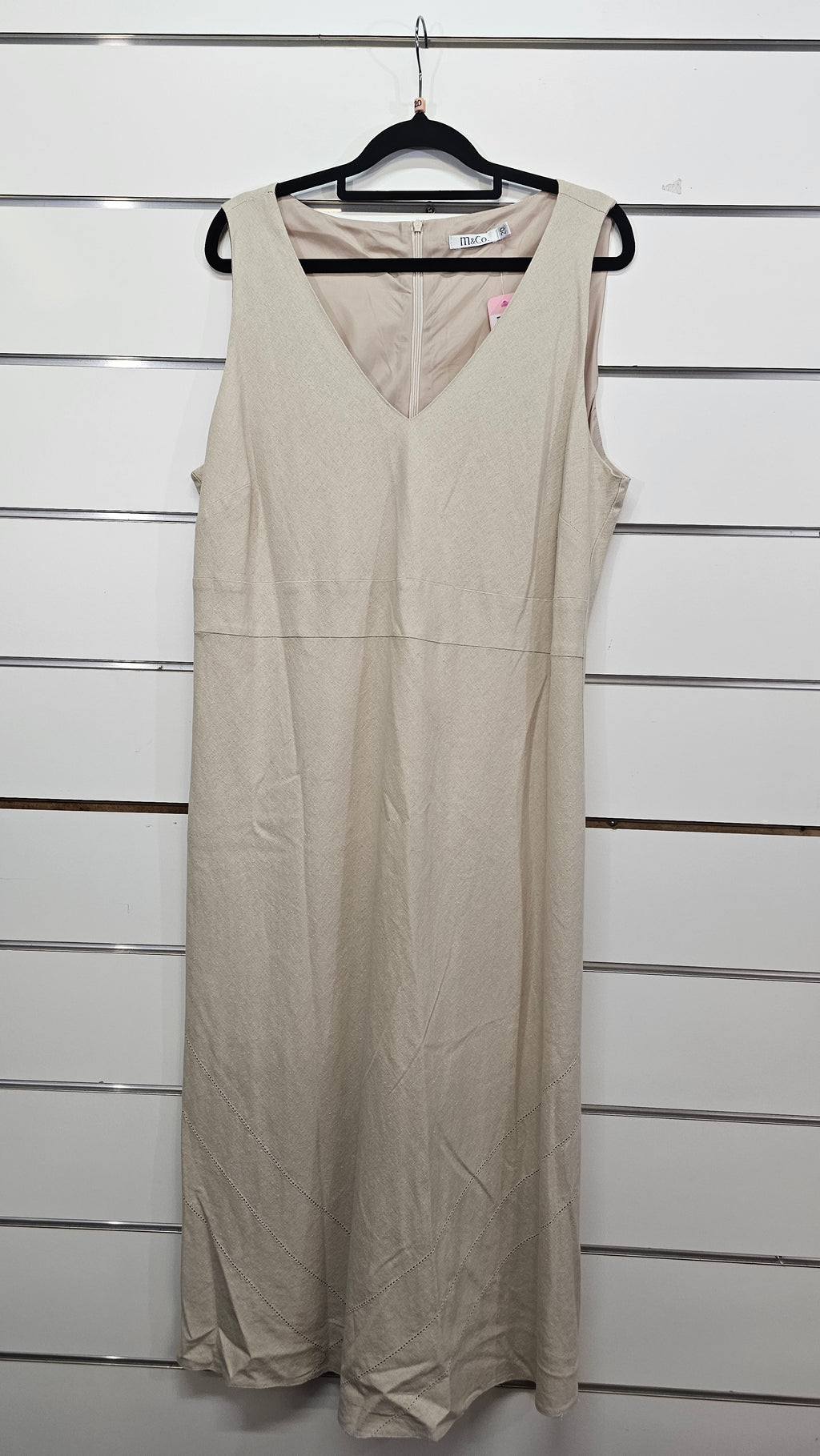 M & Co, Cream, Linen Dress – 20