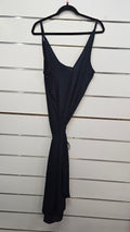 AW, Navy, Wrap Dress – L