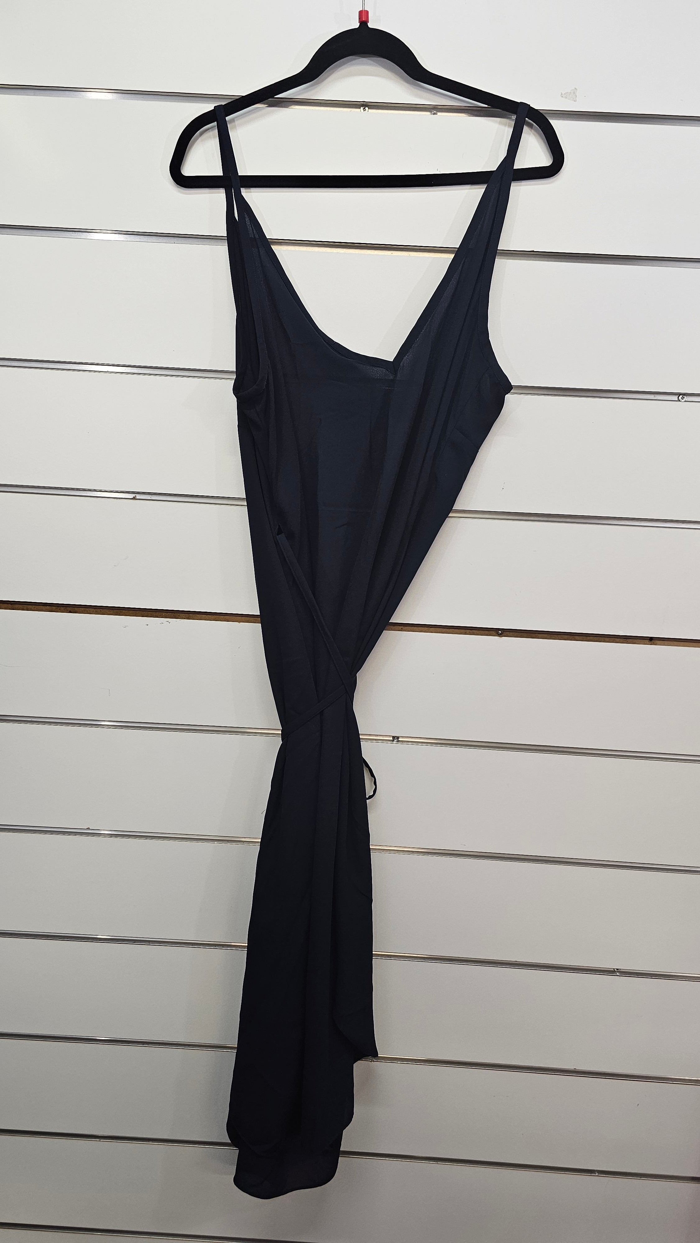 AW, Navy, Wrap Dress – L