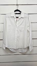 Zara Basic, White, Long Sleeve Shirt – M