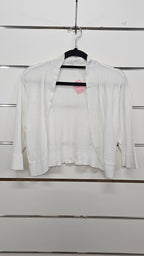White, Short Cardigan