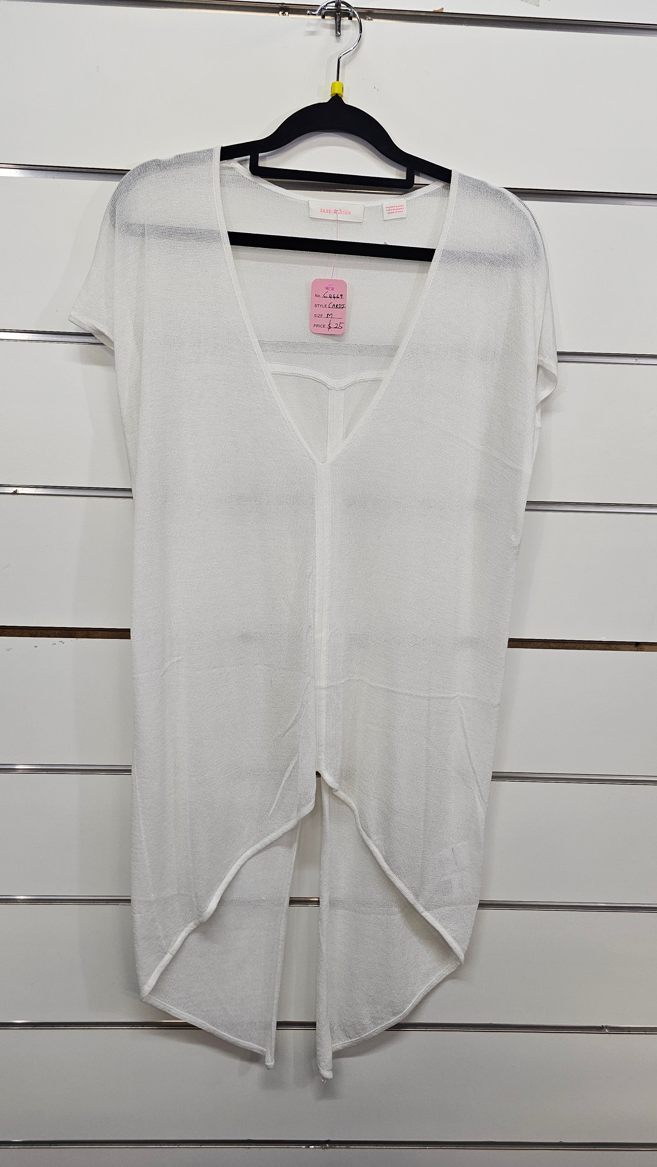 Sass & Bide, White, Cardi – M