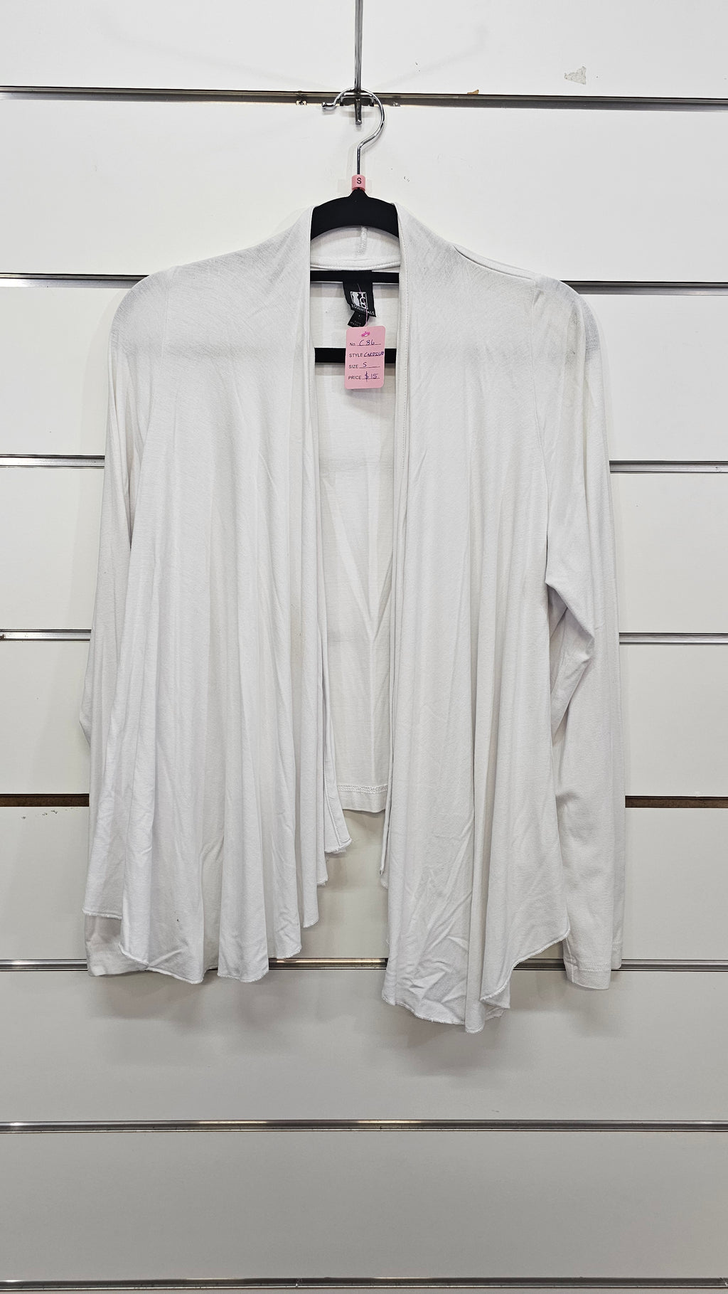 TCD, White, Over Cardigan – S–M