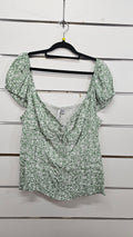 Forever New, Green, Cap Sleeve Gypsy Top – 16