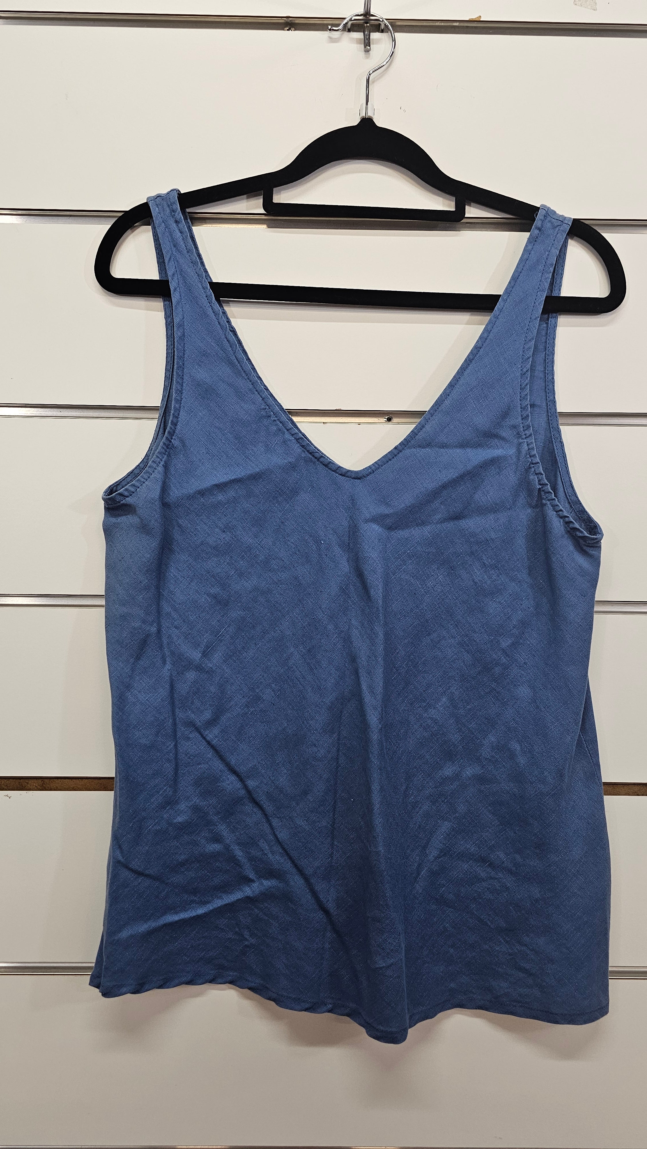 Max Blue V-Neck Top - 8