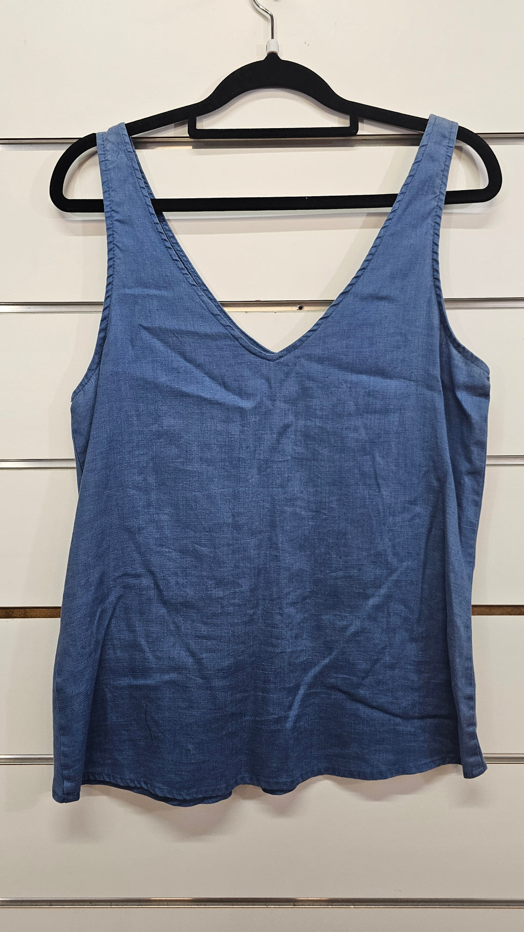 Max Blue V-Neck Top - 8