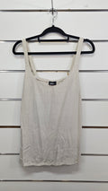 Dotti Cream Linen Singlet - 8