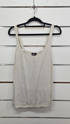 Dotti Cream Linen Singlet - 8
