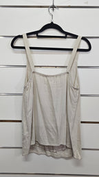 Dotti Cream Linen Singlet - 8