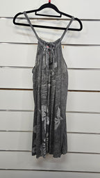 Grey String Sleeve Top