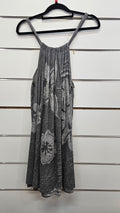 Grey String Sleeve Top