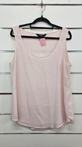 Max Peach Lined Polyester Singlet Top - 12