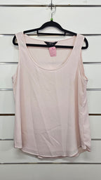 Max Peach Lined Polyester Singlet Top - 12