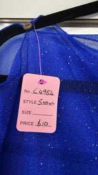 Royal Blue Shawl with glitter