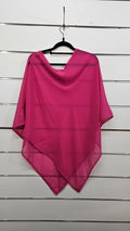 Hot Pink Chiffon Over top