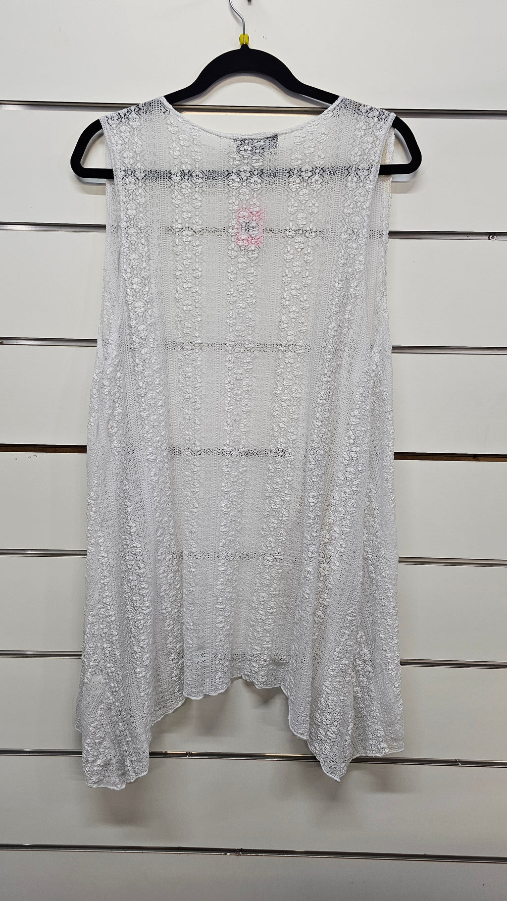 Vivid White Lace Cardi - 16
