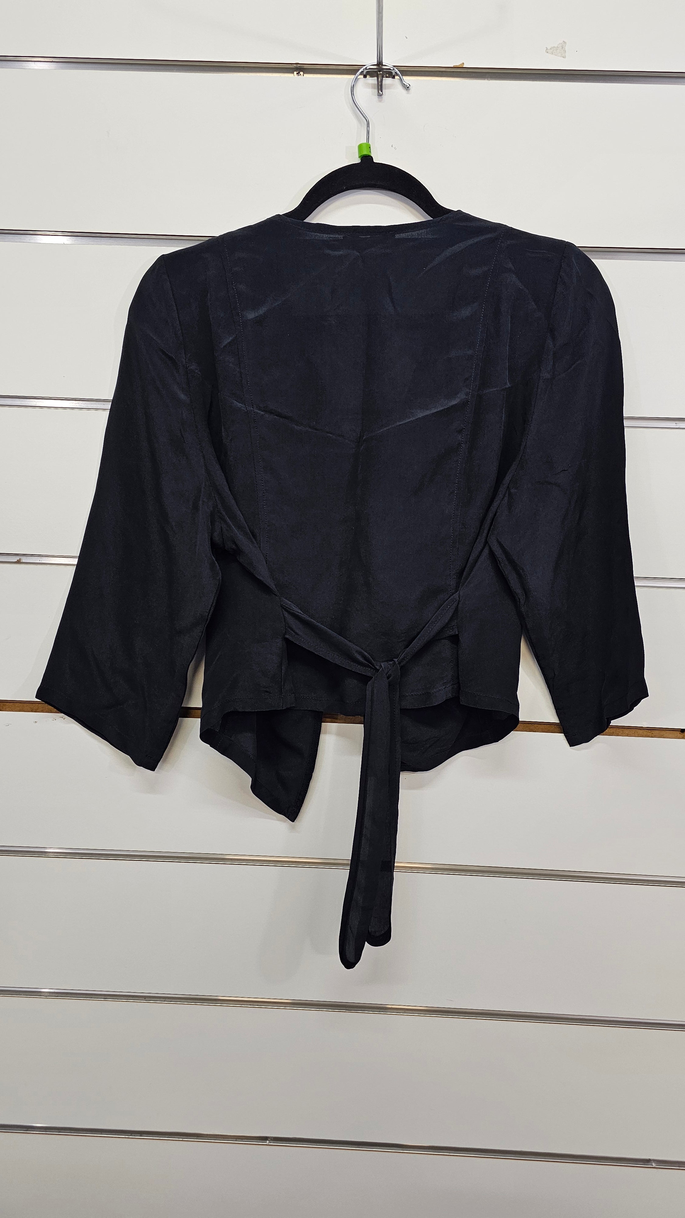 Scarlett Black Silk Jacket - 12