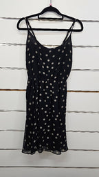Pagani Black/Spots Strappy Short Chiffon Dress - 10