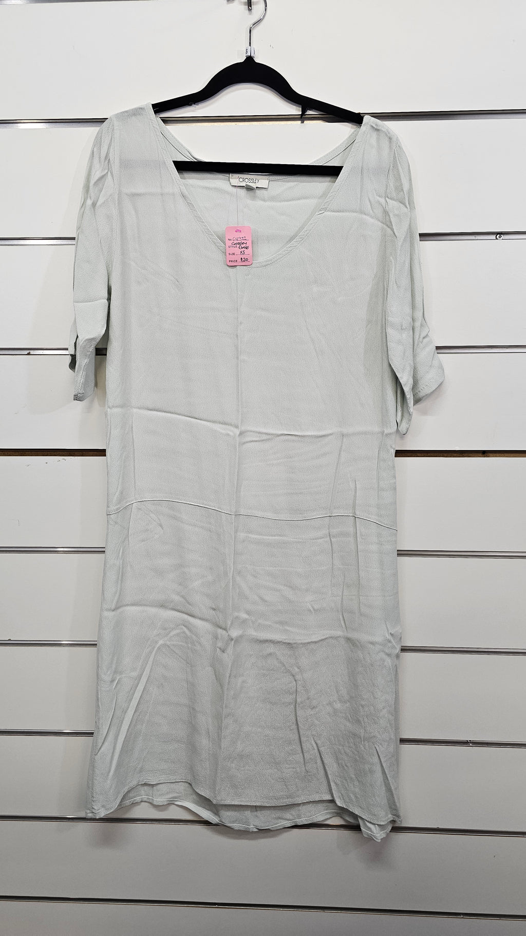Crossley Off White Short sleeve Dress - XS