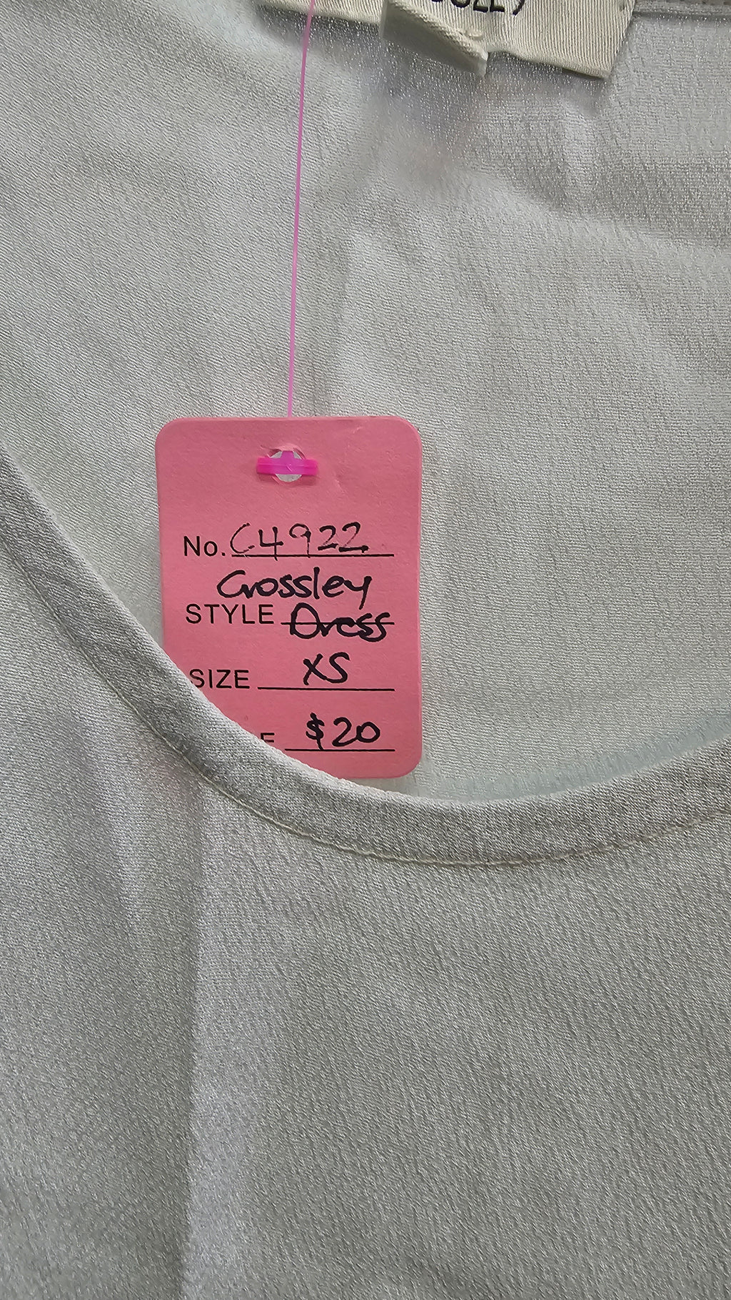 Crossley Off White Short sleeve Dress - XS