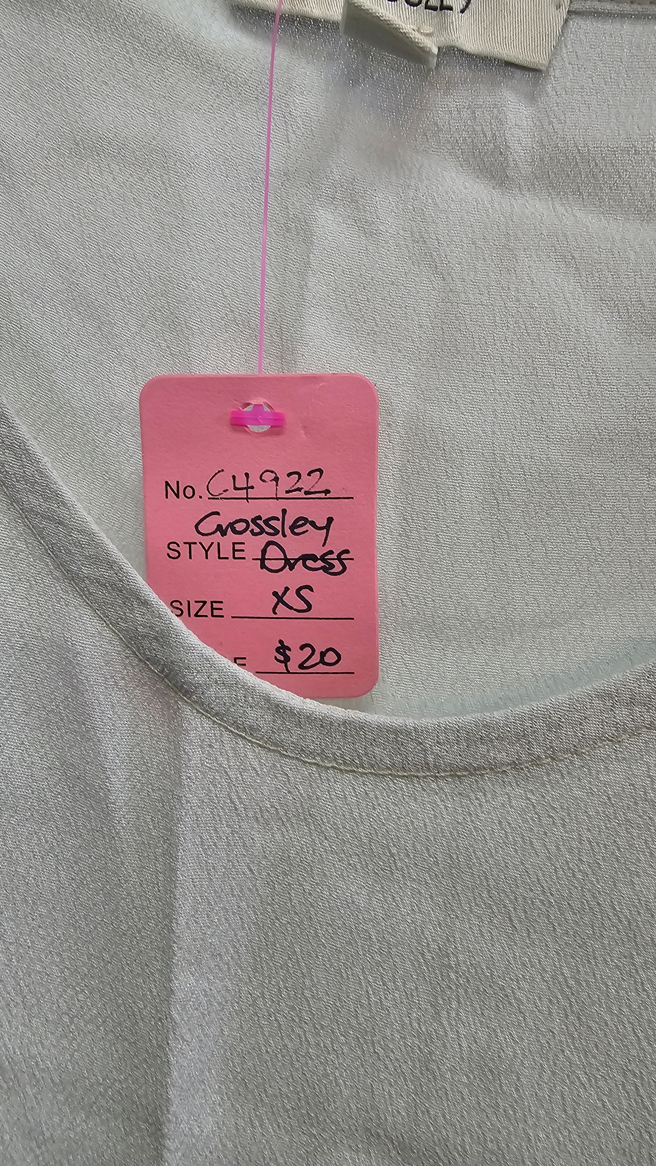 Crossley Off White Short sleeve Dress - XS