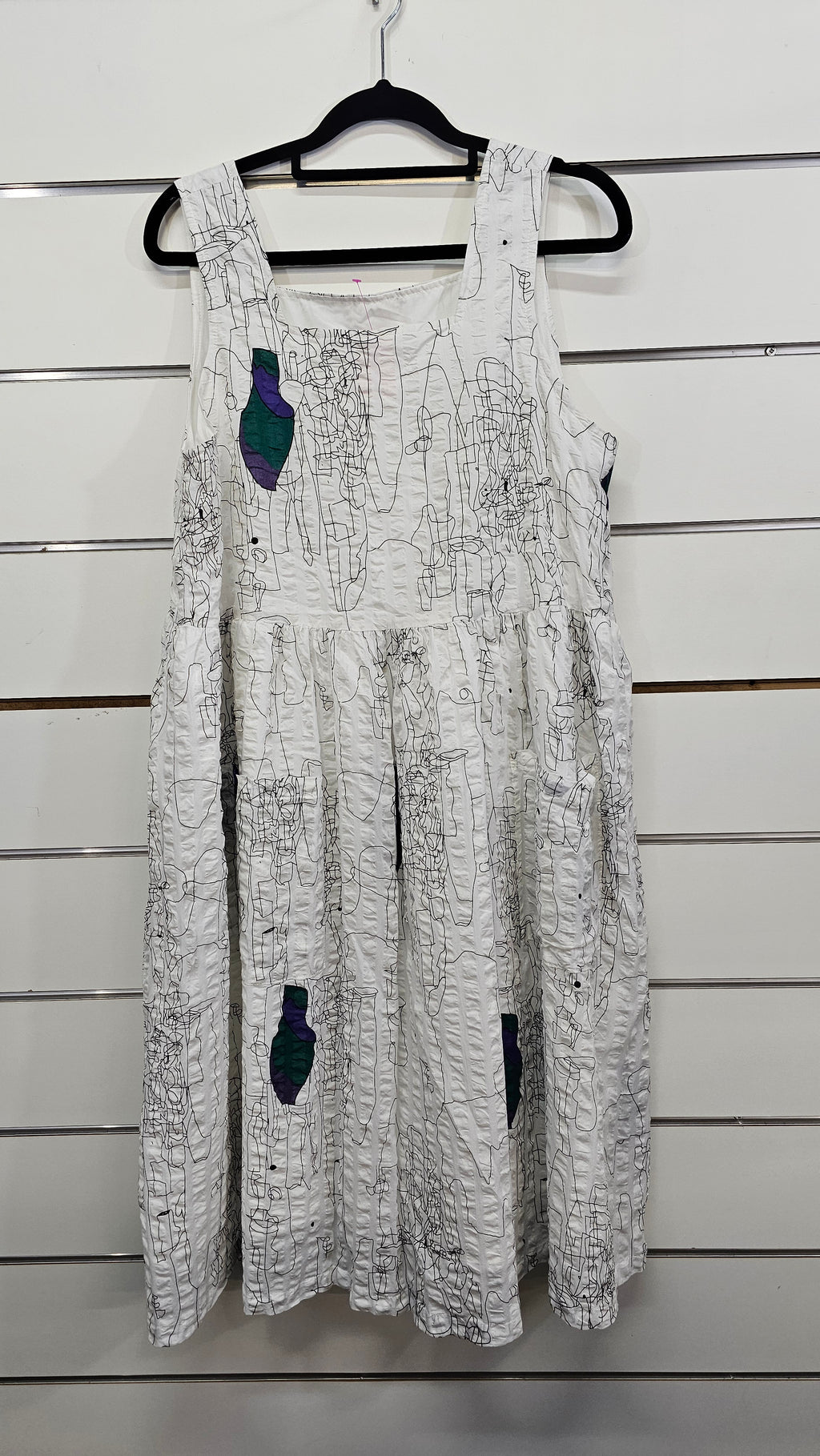Yuuue B&W Sleeveless Dress - M