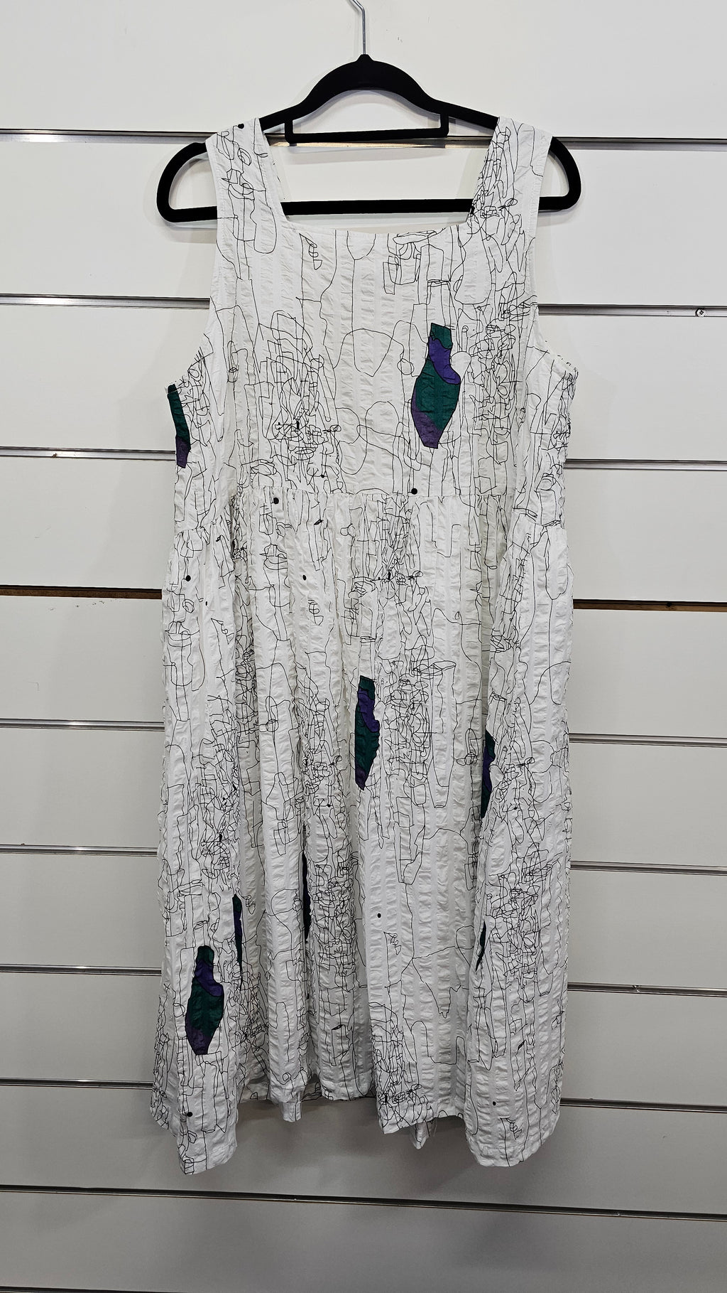 Yuuue B&W Sleeveless Dress - M