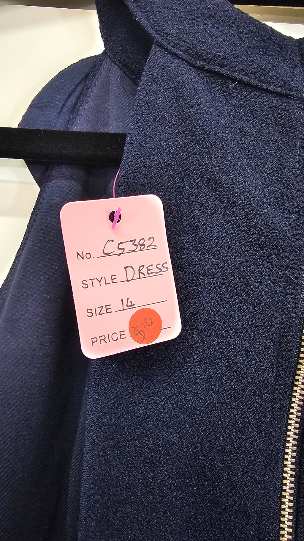 Dotti Navy No sleeve dress - 14