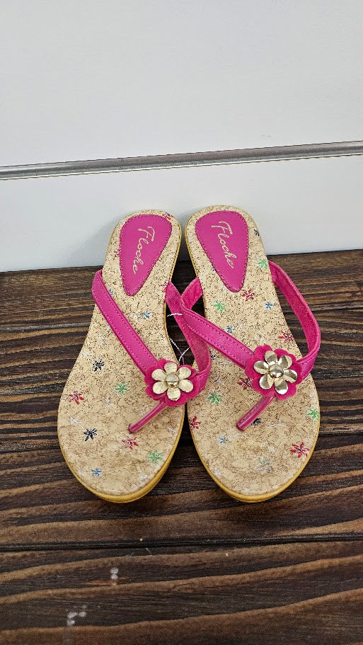 Floche Pink Wedge Heel Sandal - 5